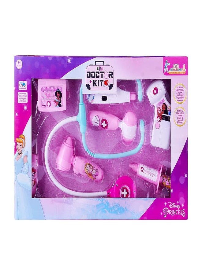 Kriiddaank Disney Princess Theme Portable Doctor Set with Medical Kit, Stethoscope & Realistic Tools for Girls | Fun & Educational Toy for Kids | Safe, Engaging & Interactive Play - Image 4